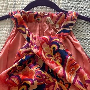 Soft Surroundings Pink and Multicolor Dress